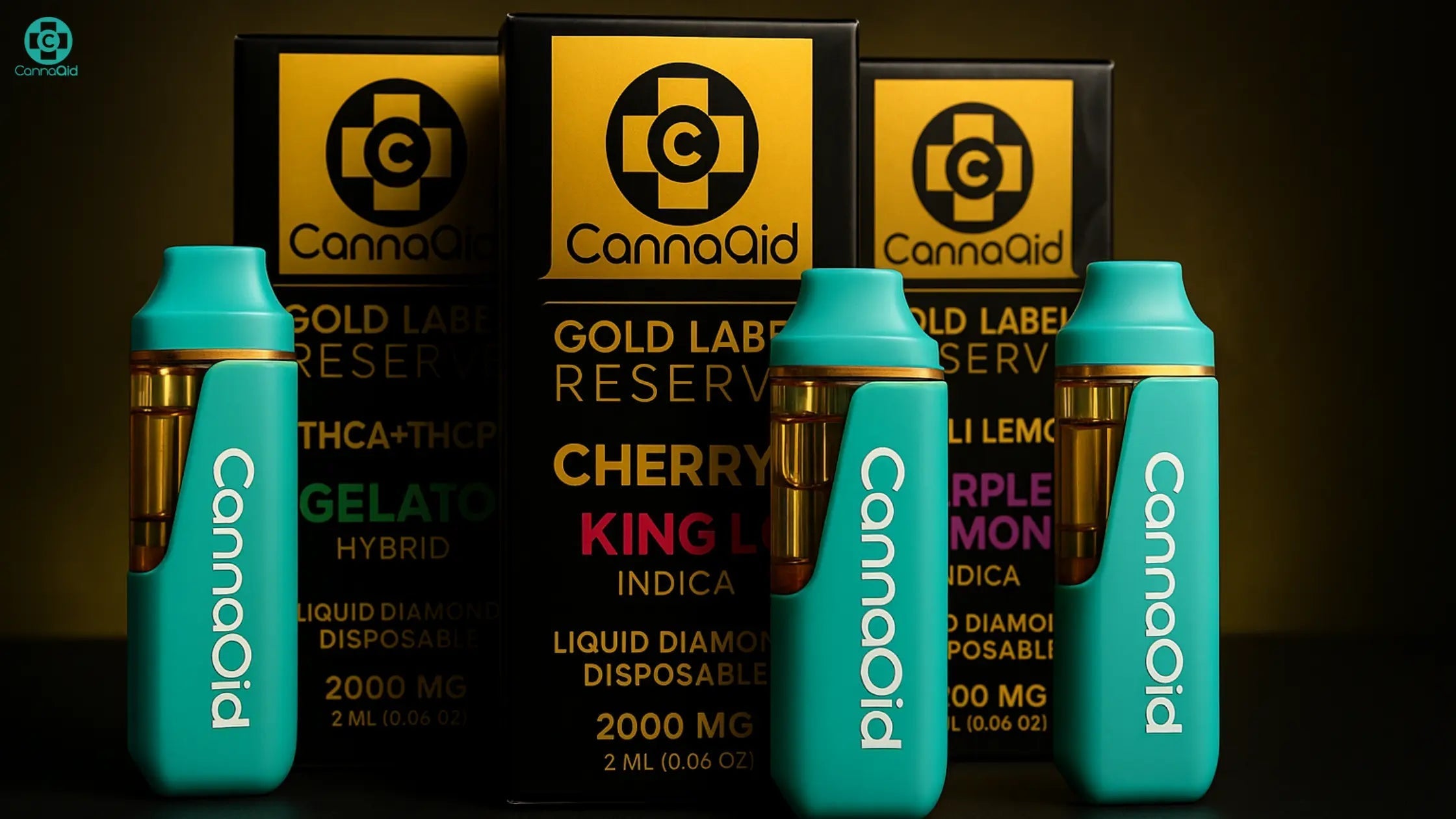 CannaAid Gold Label Disposables: Classic Strains Journey