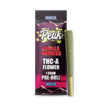 Peak THCA Flower Pre-rolls Gorilla Madness Indica AH DIST