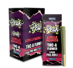 Peak THCA Flower Pre-rolls 1CT x10 Gorilla Madness Indica AH DIST