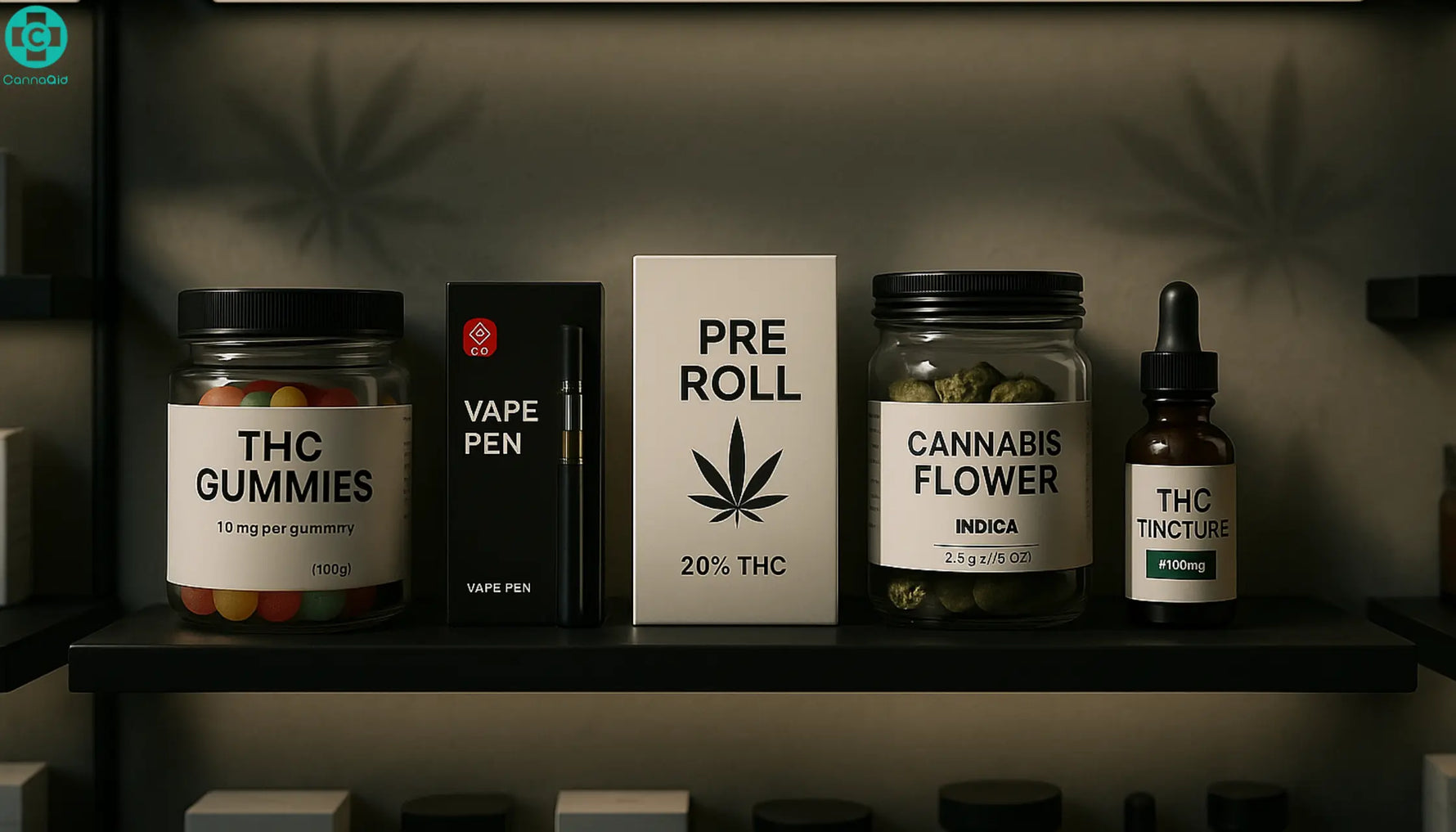 Different-Types-of-THC-Products-Most-Common-Effective-THC-Options CannaAid