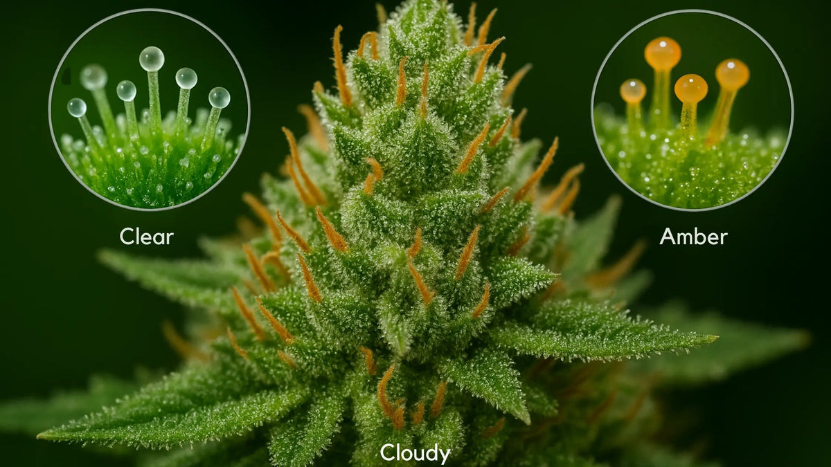 When Are Trichomes Ready? Visual Harvest Guide CannaAid
