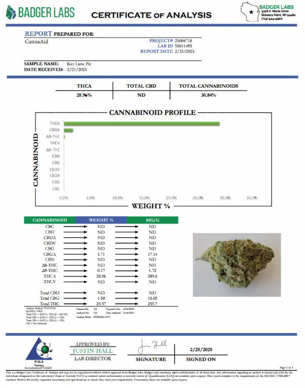 Key Lime Pie CannaAid