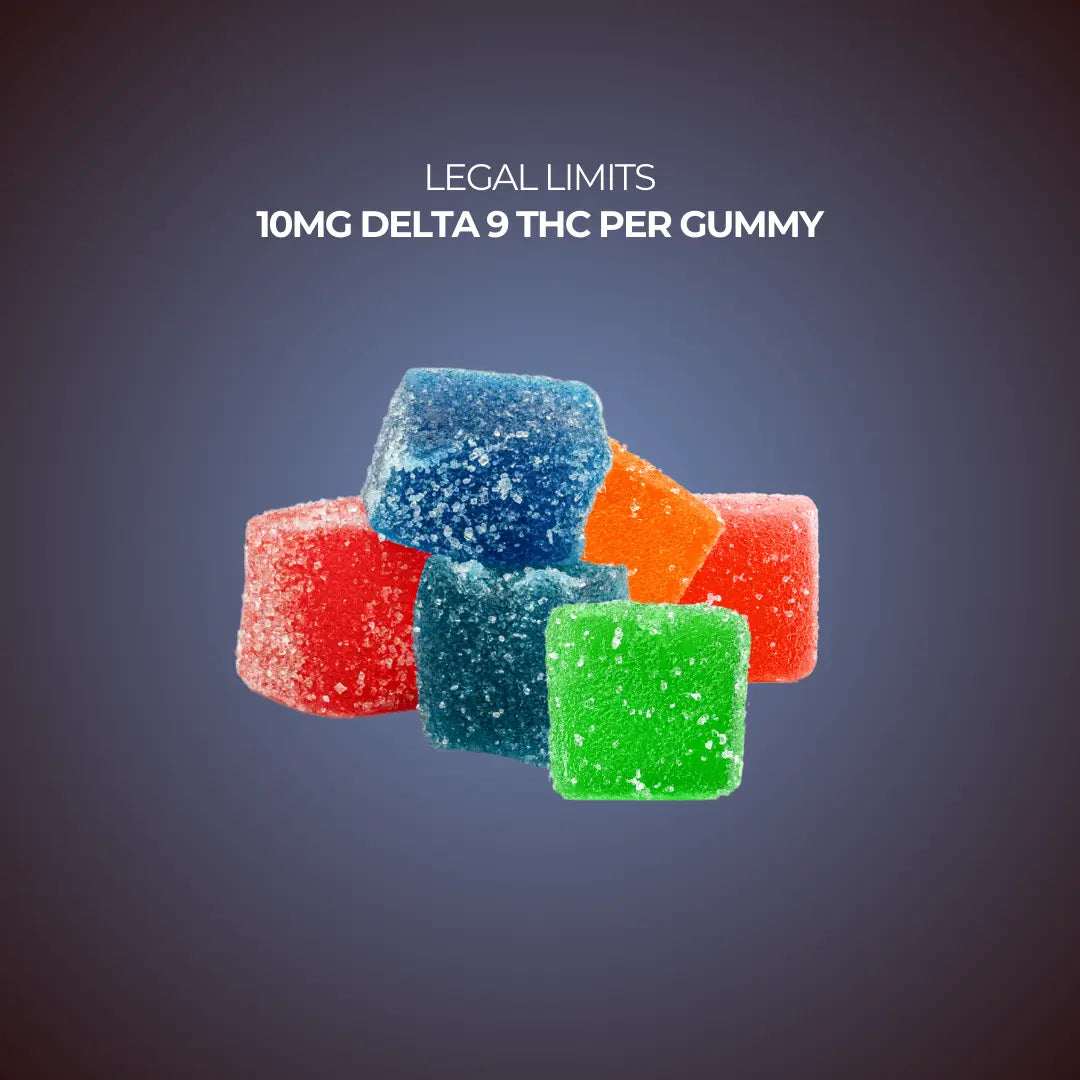 Delta 9 THC Gummies – Tropical Mix