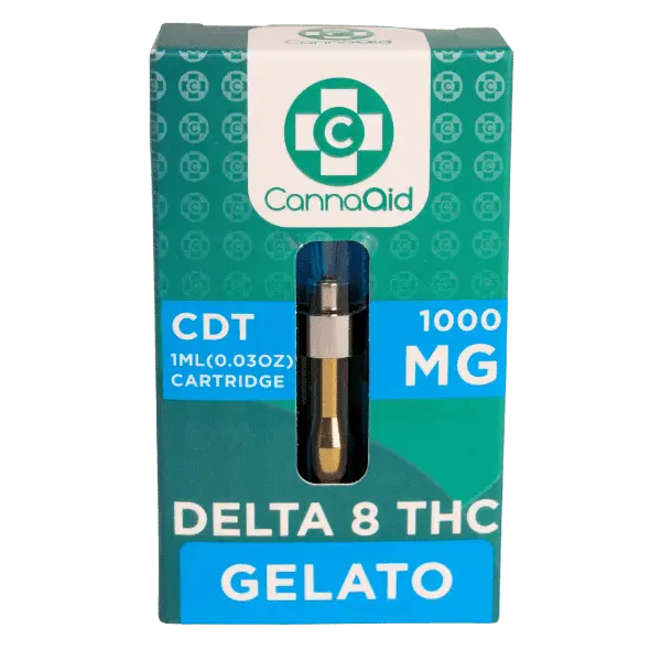 Delta 8 GELATO Vape Cartridge CannaAid