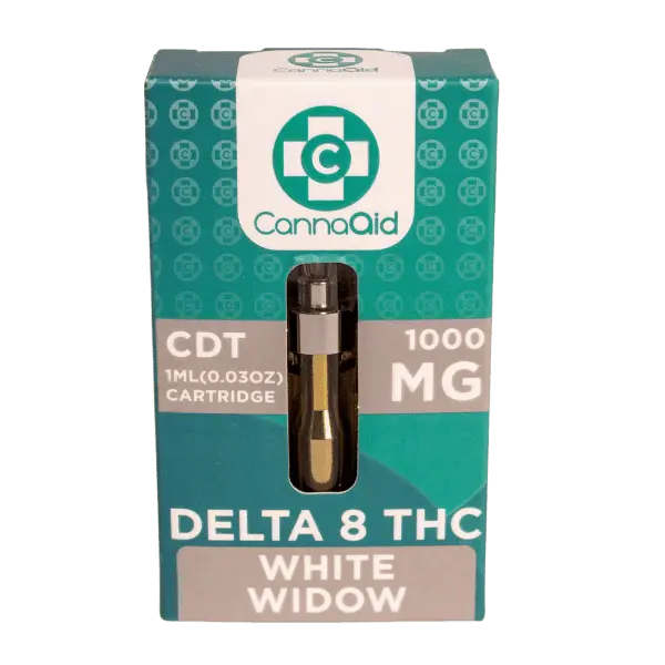 Delta 8 WHITE WIDOW Vape Cartridge CannaAid