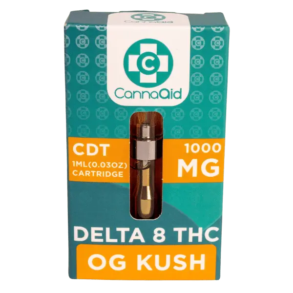 Delta 8 OG KUSH Vape Cartridge CannaAid