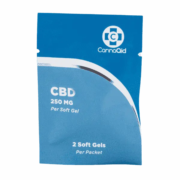 CBD Vegan Soft Gels 250 MG CannaAid