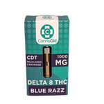 Delta 8 Blue Razz Vape Cartridge CannaAid