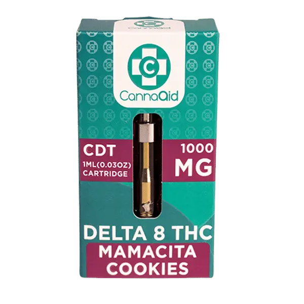 Delta 8 Mamacita Cookies Vape Cartridge CannaAid