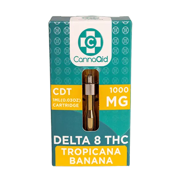 Delta 8 Tropicana Banana Vape Cartridge CannaAid