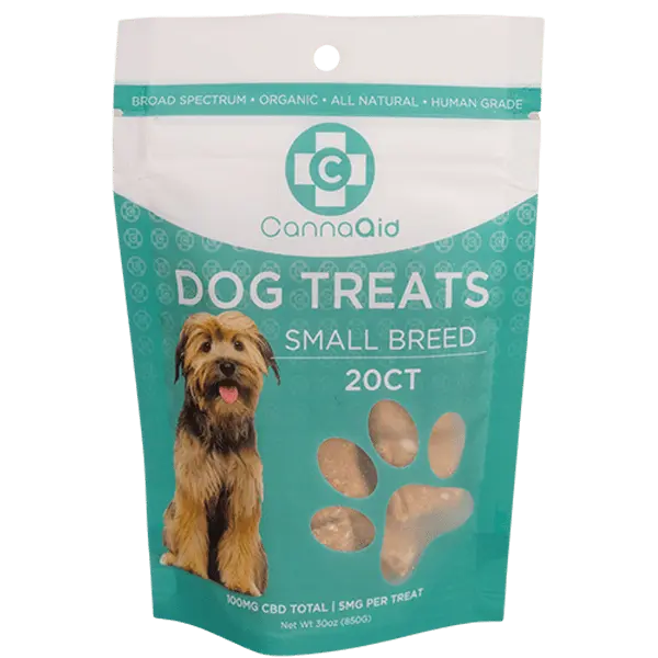 Dog Bones 100MG – 20CT (5MG Small Breed) CannaAid