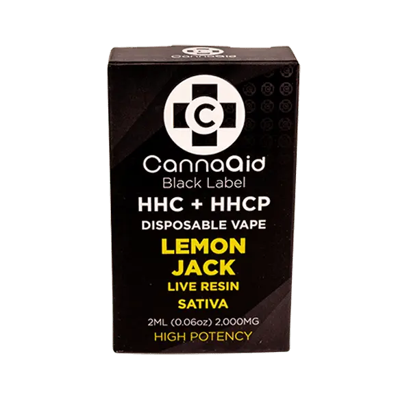 Black Label 2ML High Potency Disposable – HHC + HHCP CannaAid