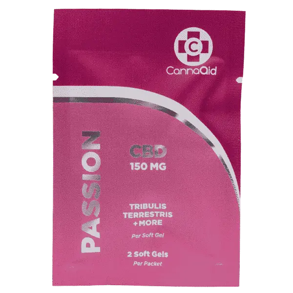 CBD Passion Vegan Soft Gels 1500 MG (10 Pack) CannaAid