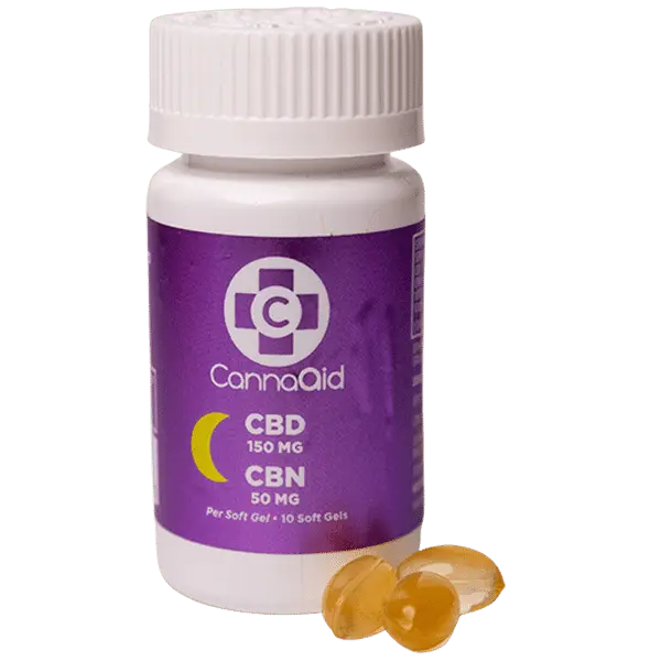 CBD + CBN Vegan Soft Gels 200 MG CannaAid