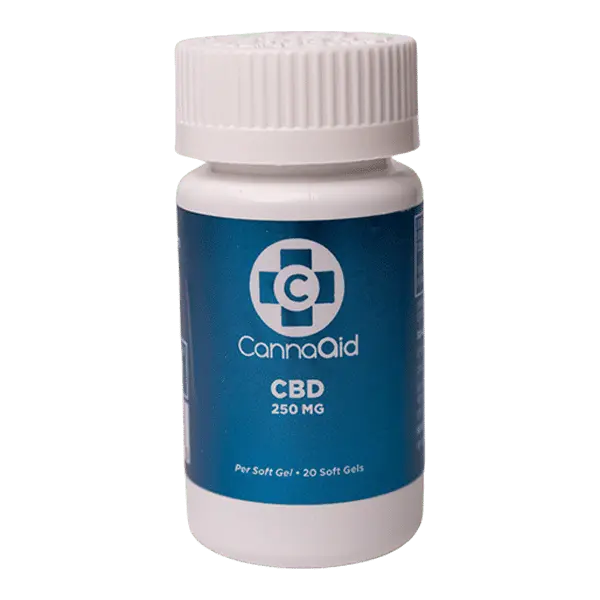 CBD Vegan Soft Gels 250 MG CannaAid