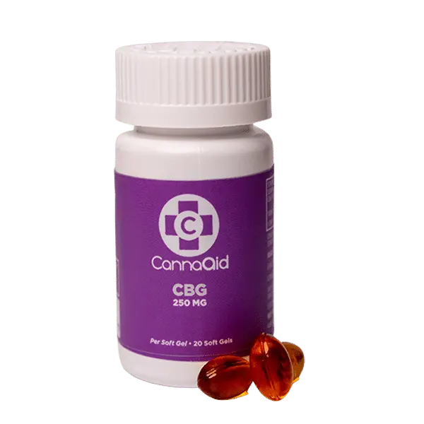 CBG Vegan Soft Gels 250 MG CannaAid