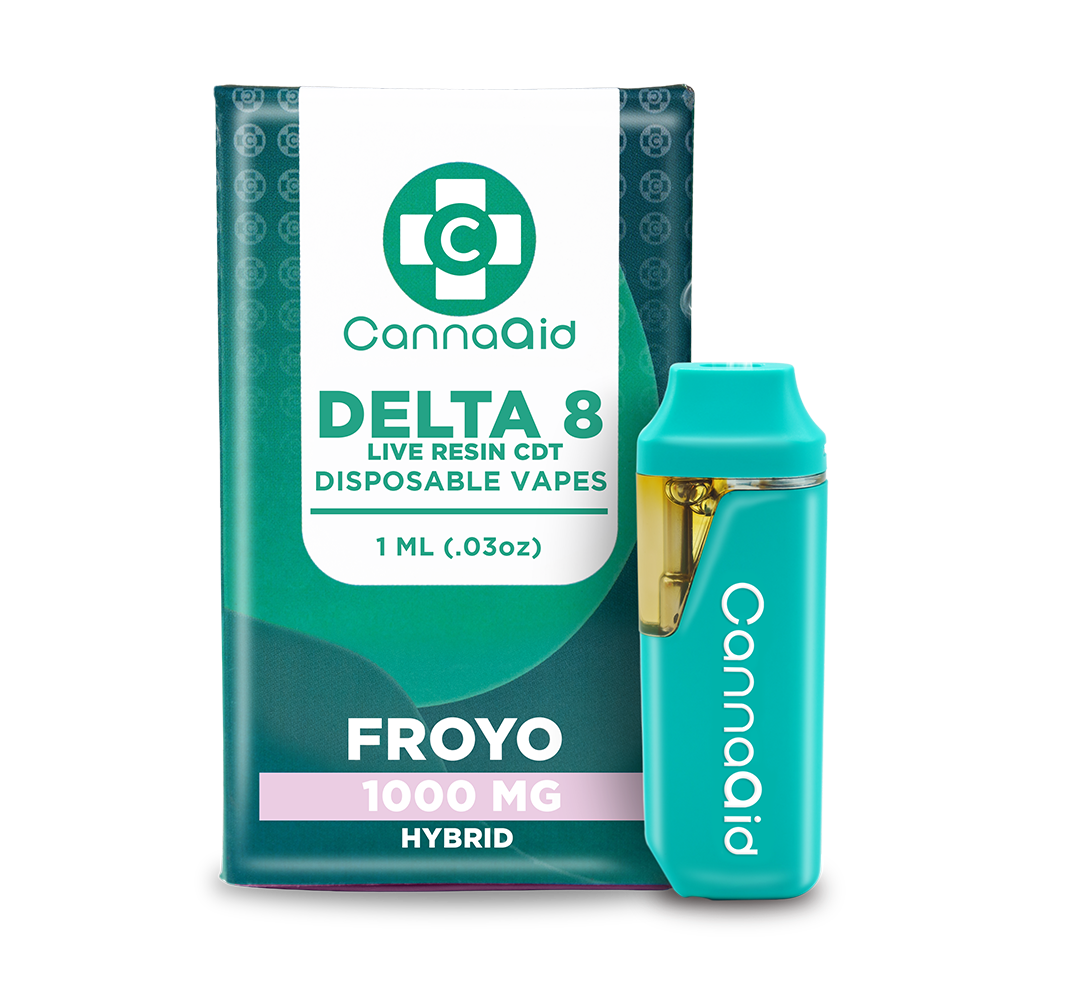 ∆8 Disposable Vape - 1 ML (1000mg) CannaAid