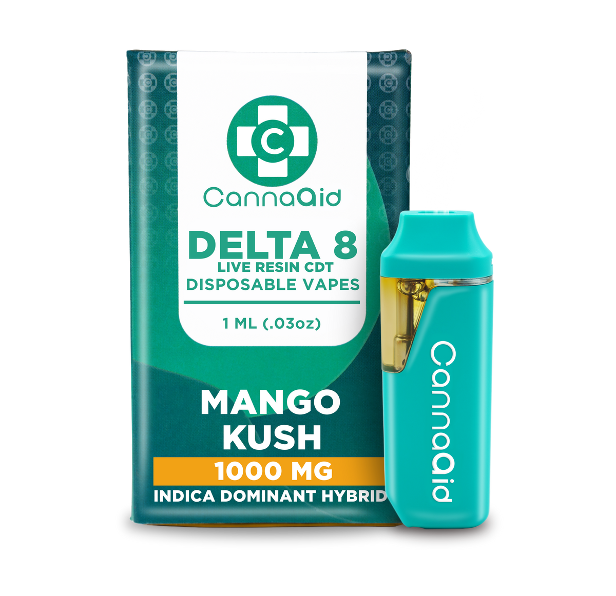 ∆8 Disposable Vape - 1 ML (1000mg) CannaAid