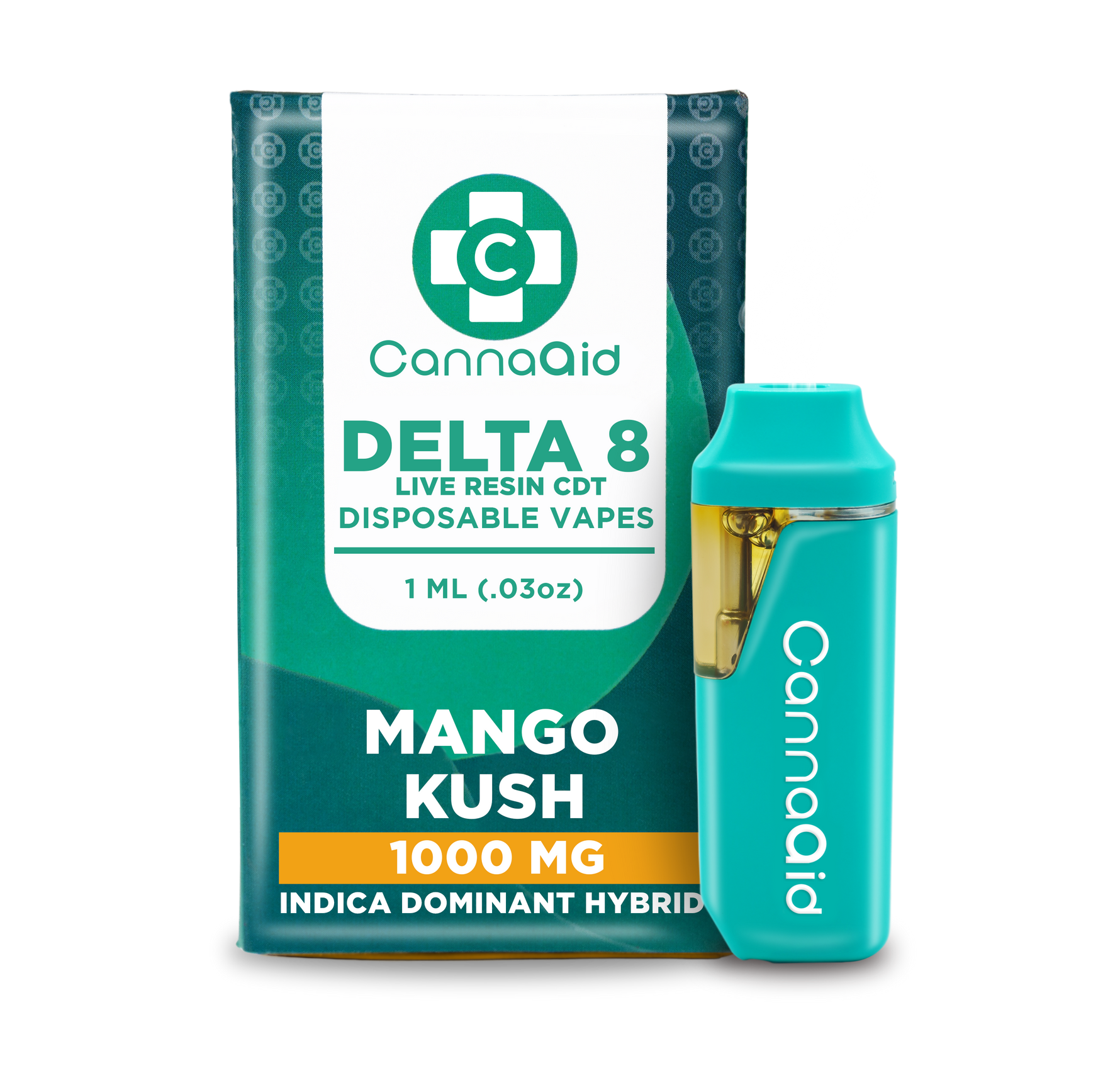 ∆8 Disposable Vape - 1 ML (1000mg) CannaAid