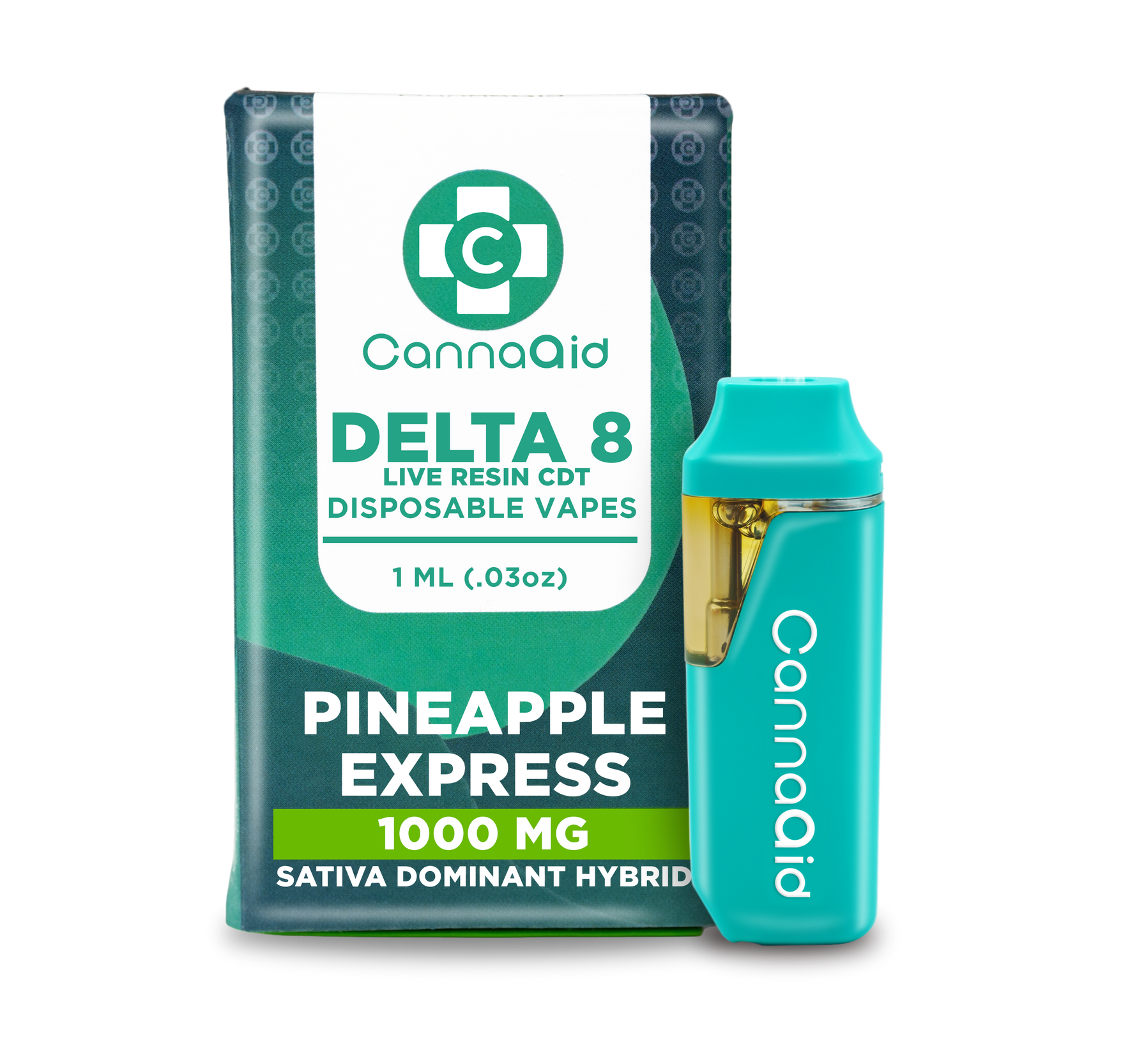 ∆8 Disposable Vape - 1 ML (1000mg) CannaAid