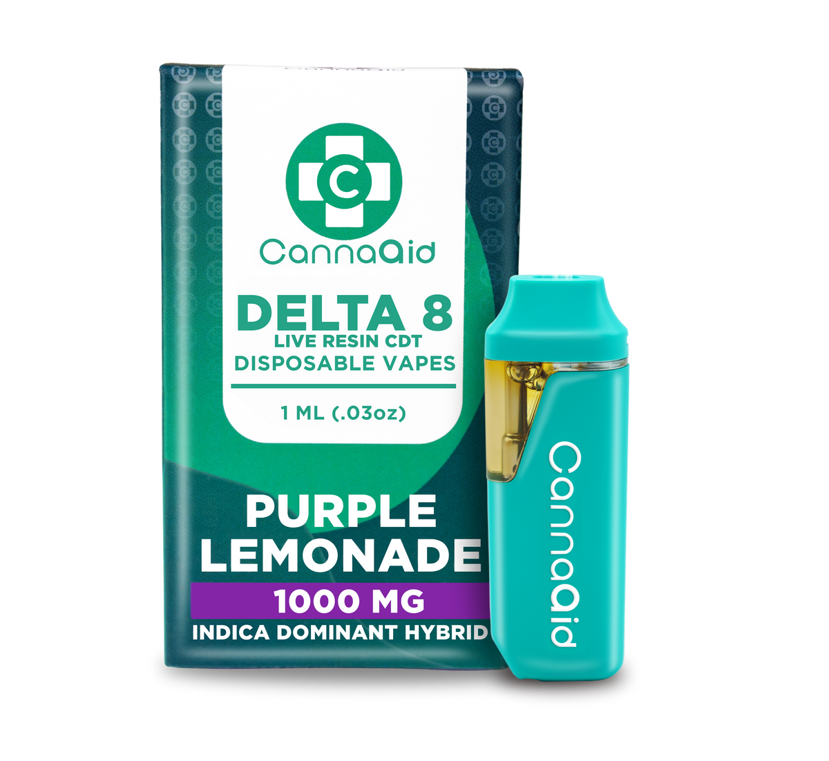 ∆8 Disposable Vape - 1 ML (1000mg) CannaAid