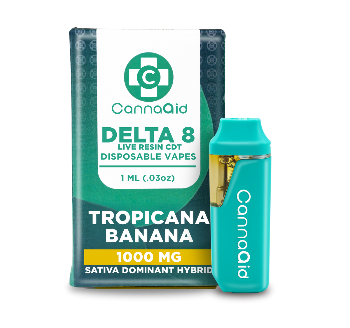 ∆8 Disposable Vape - 1 ML (1000mg) CannaAid