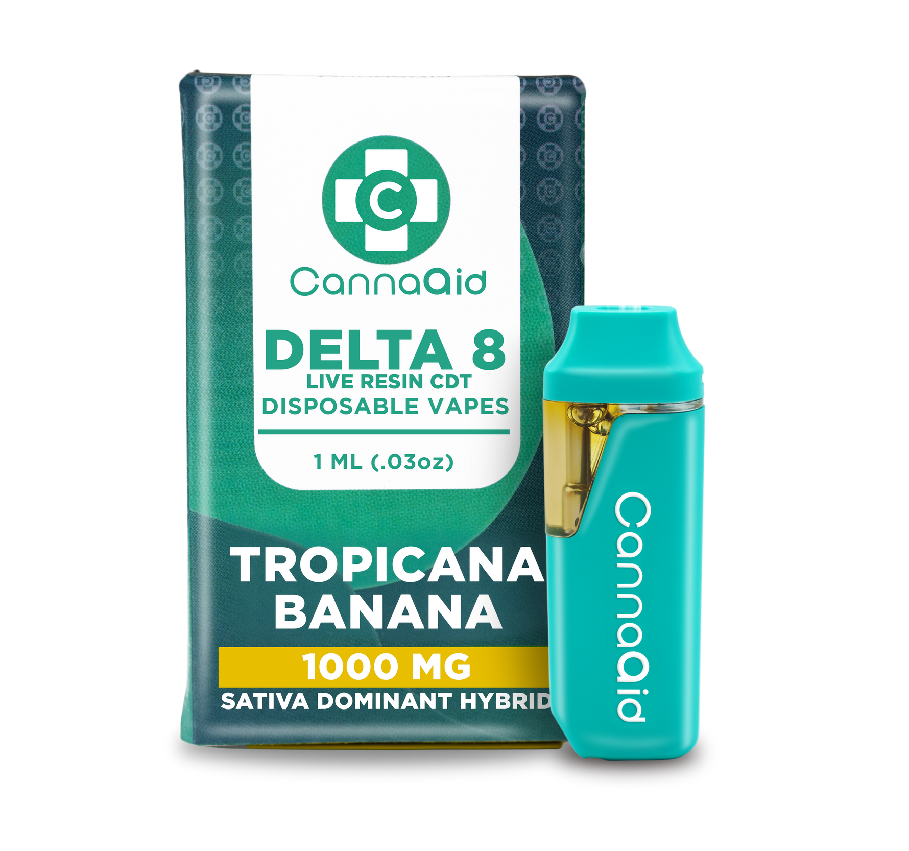 ∆8 Disposable Vape - 1 ML (1000mg) CannaAid