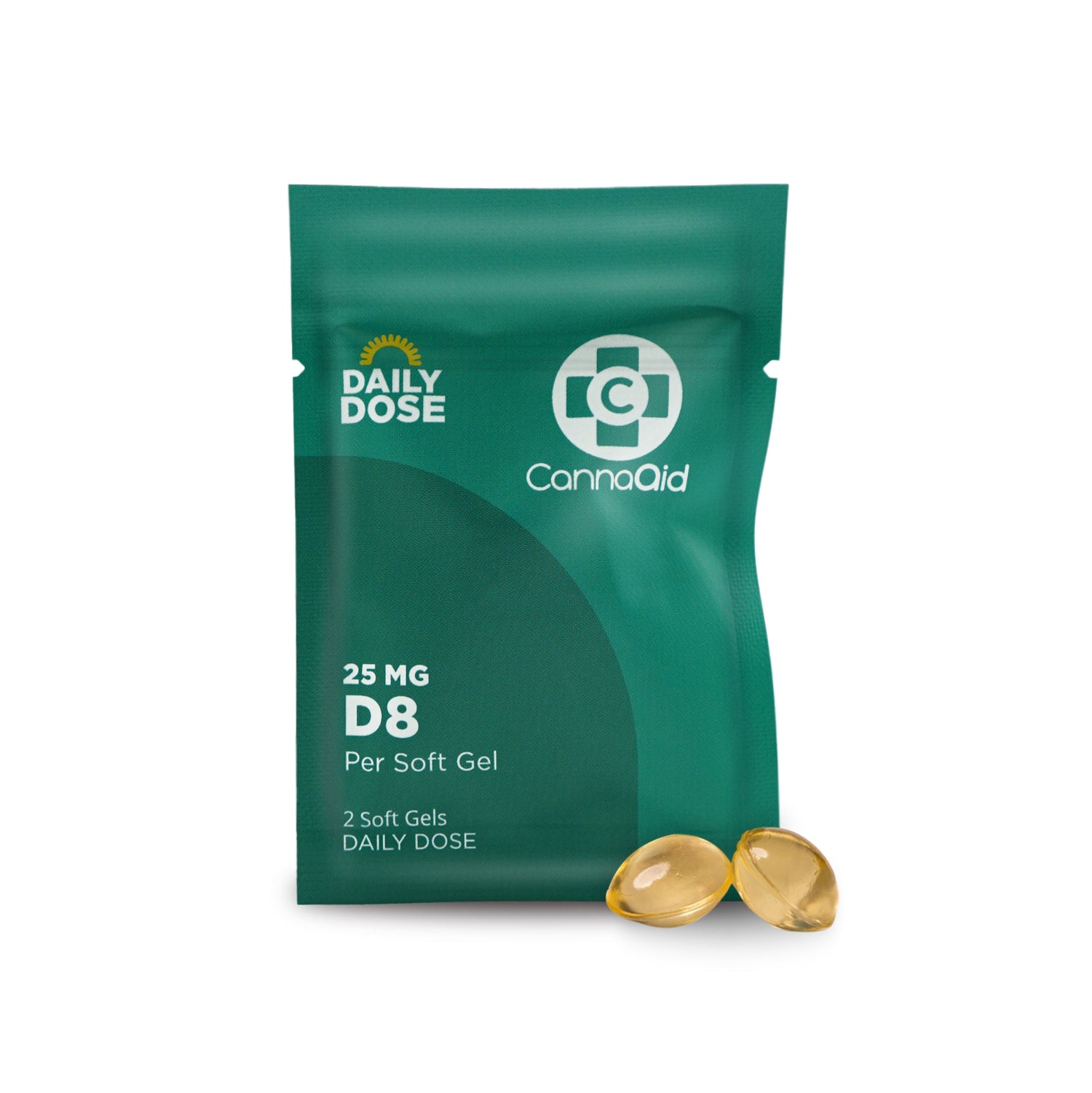 ∆8 Soft Gels - 25mg CannaAid