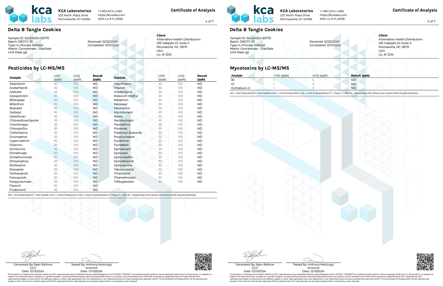 ∆8 Vape Cartridge - 1mL (1,000mg) CannaAid