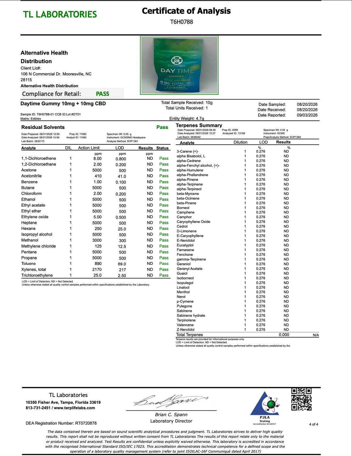 CannaAid Day Time Gummies - 30ct CannaAid