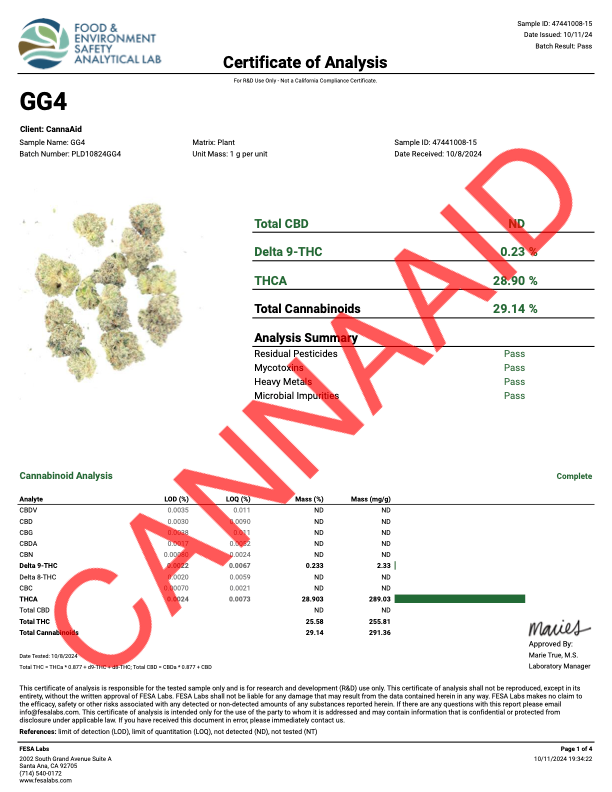 GG4 CannaAid