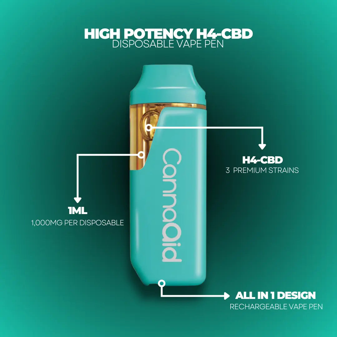 High Potency H4-CBD Disposable Vape Pen