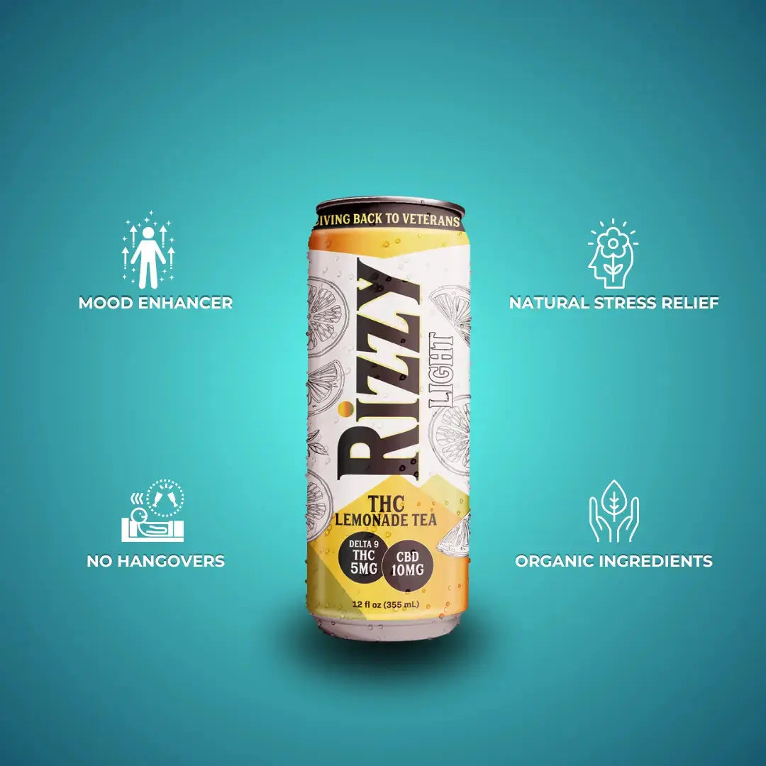 RIZZY THC Lemonade Tea CannaAid