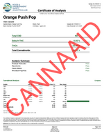 Gold Label - Orange Push Pop CannaAid