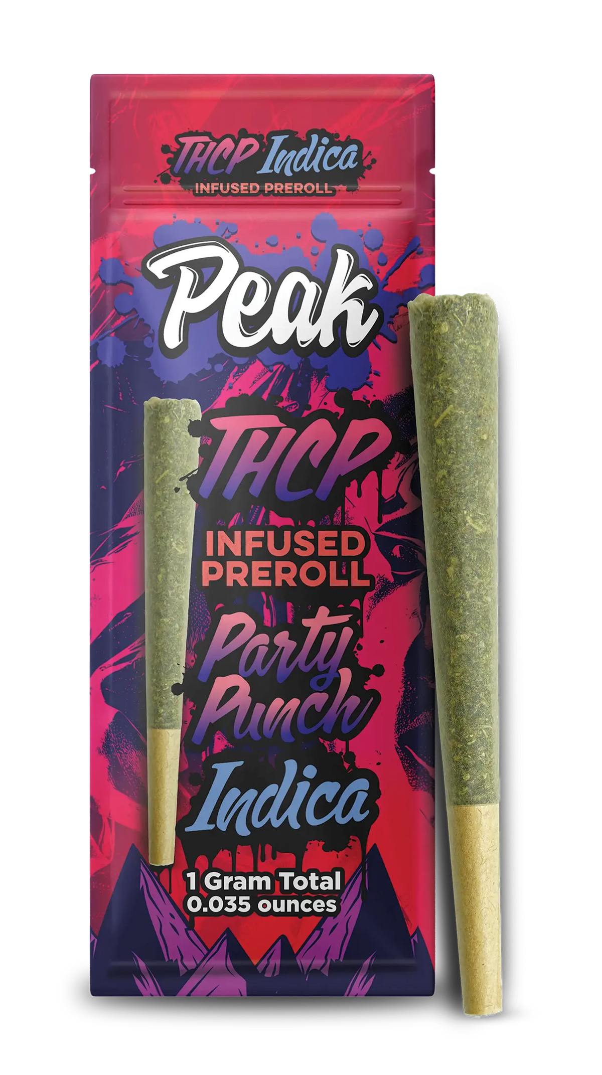 THCP Infused Indica Party Punch Pre-roll x10 AH DIST