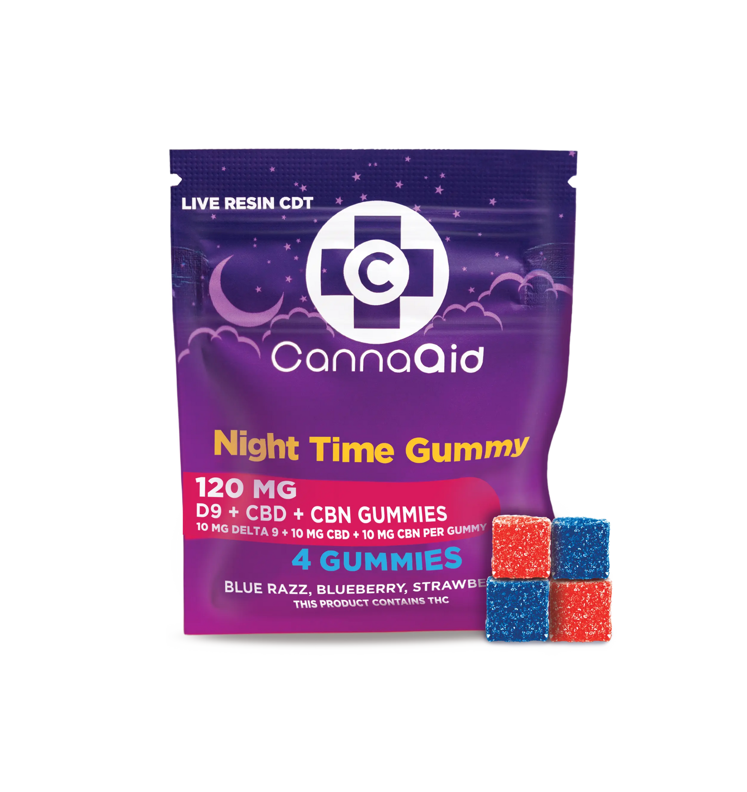 Delta 9 + CBD + CBN Night Time Gummies