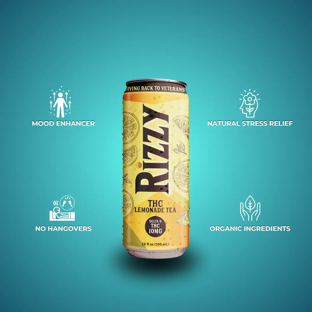 RIZZY THC Lemonade Tea CannaAid