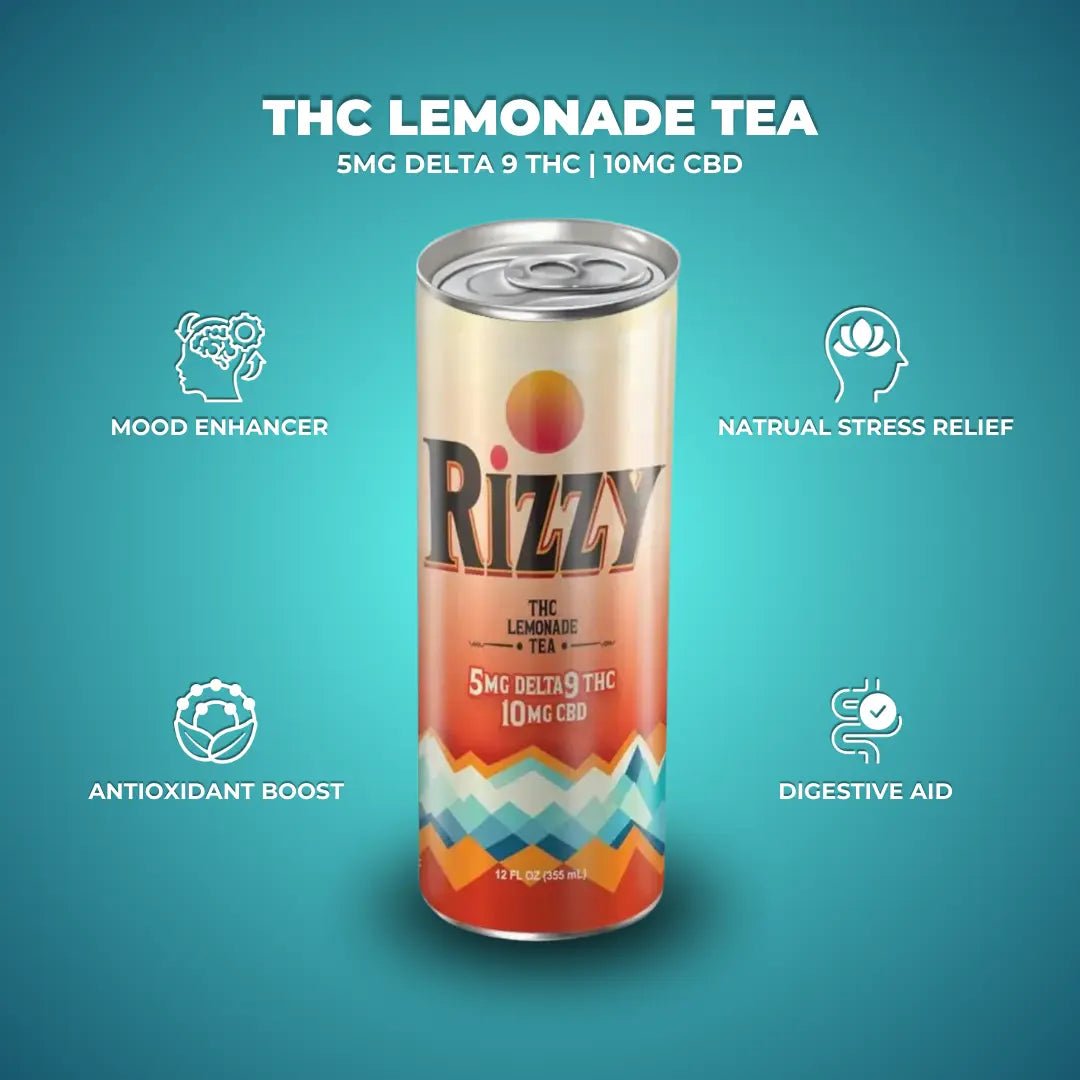 RIZZY THC Lemonade Tea CannaAid