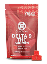 Delta-9 THC Gummies - Cherry (250mg) CannaAid
