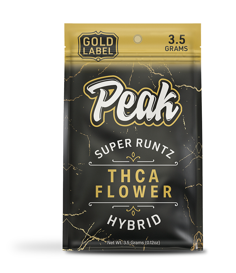 Peak Gold Label THCA Flower - 3.5g Bags Peak