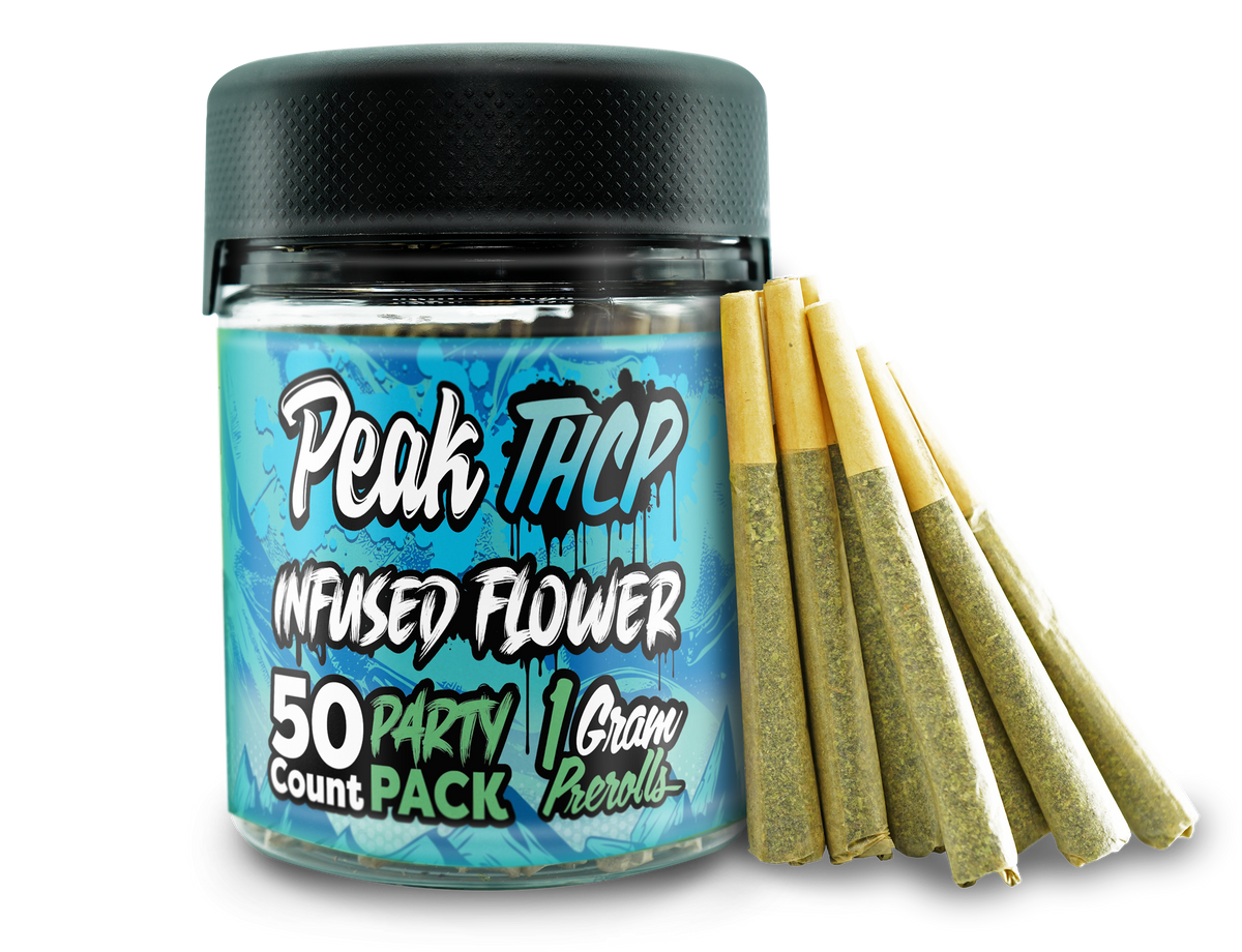 Peak THCP Infused Prerolls - 1G Party Pack (50ct) CannaAid