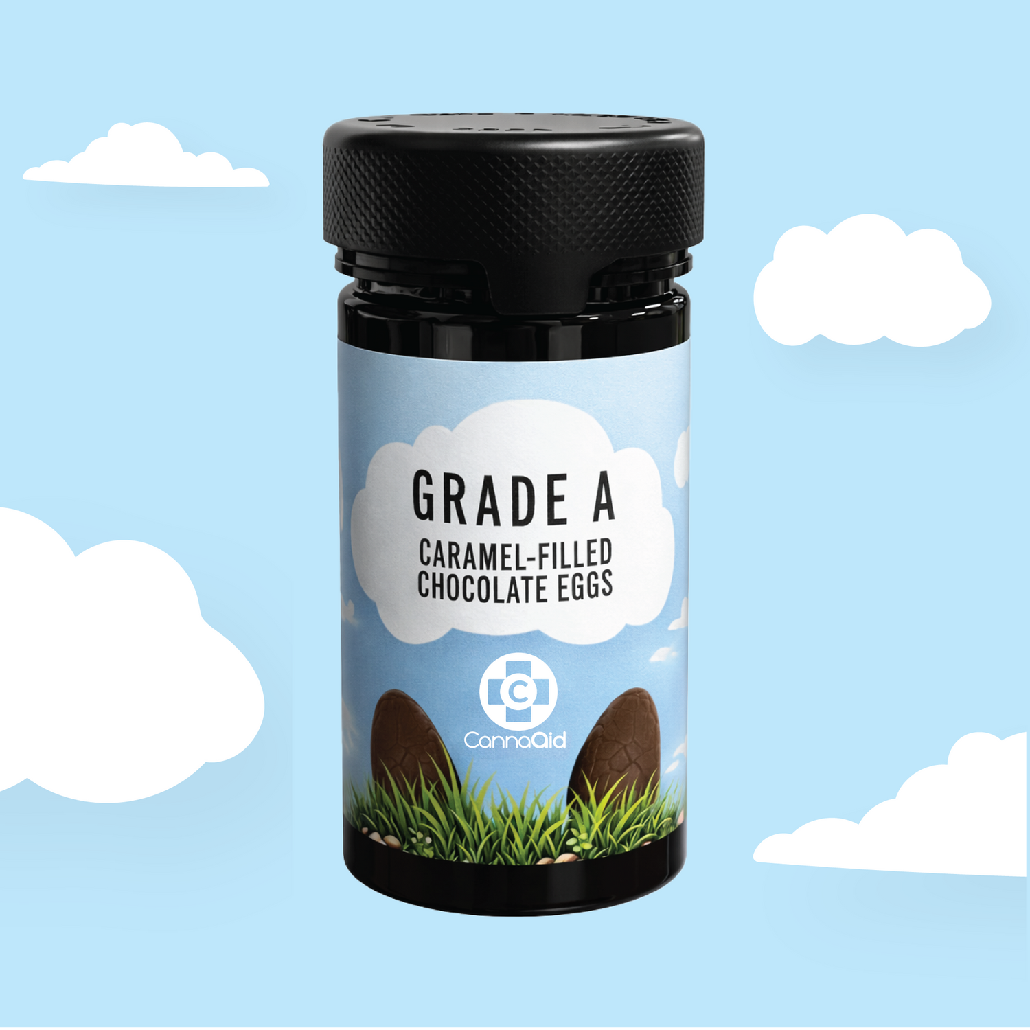 CannaAid Caramel-Filled Chocolate Eggs - 6ct (Limited Edition) CannaAid