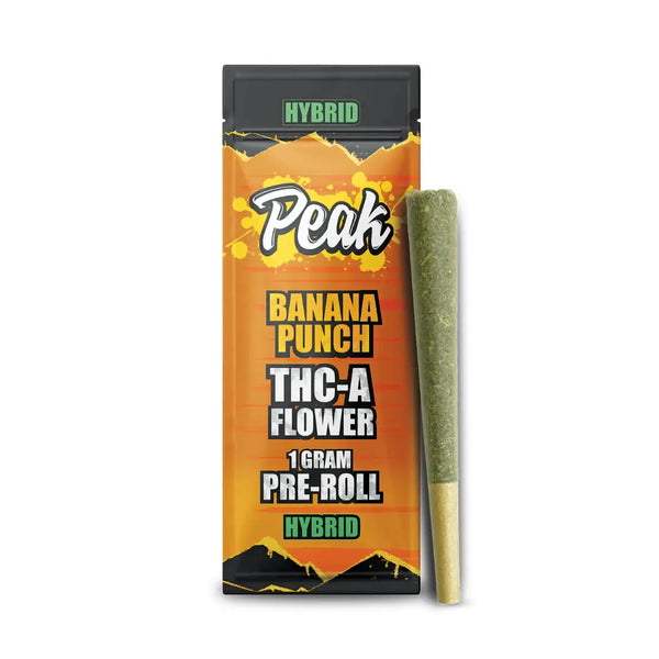 Buy Peak THCA Prerolls Banana Punch - 1ct x10