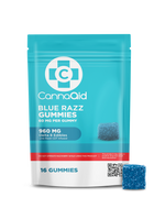 ∆8 Blue Razz Gummies - 60mg CannaAid
