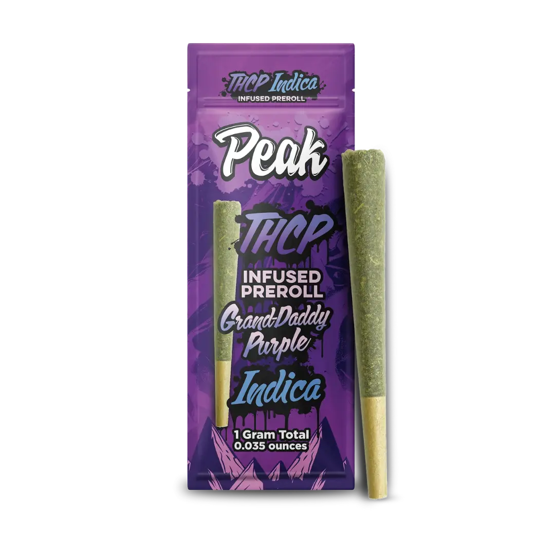 Shop THCP GrandDaddy Purple Prerolls - Indica x10