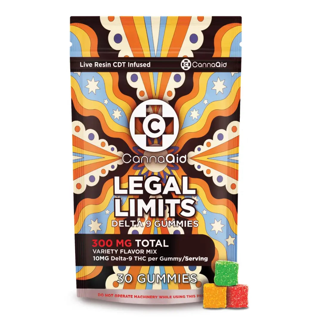 Delta 9 THC Gummies – Tropical Mix CannaAid