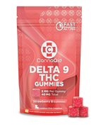 Delta-9 THC Gummies - Strawberry (40mg) CannaAid