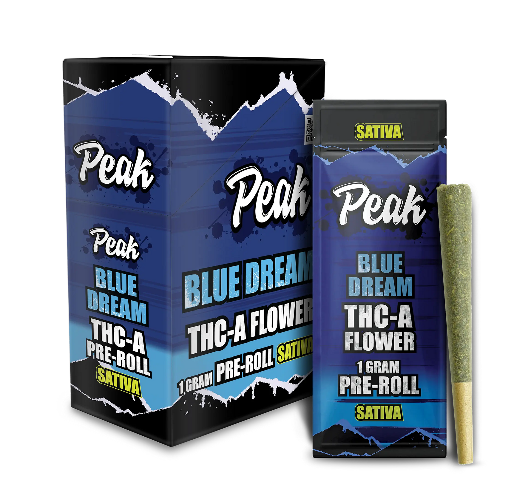 Peak THCA Flower Pre-rolls 1CT x10 Blue Dream AH DIST