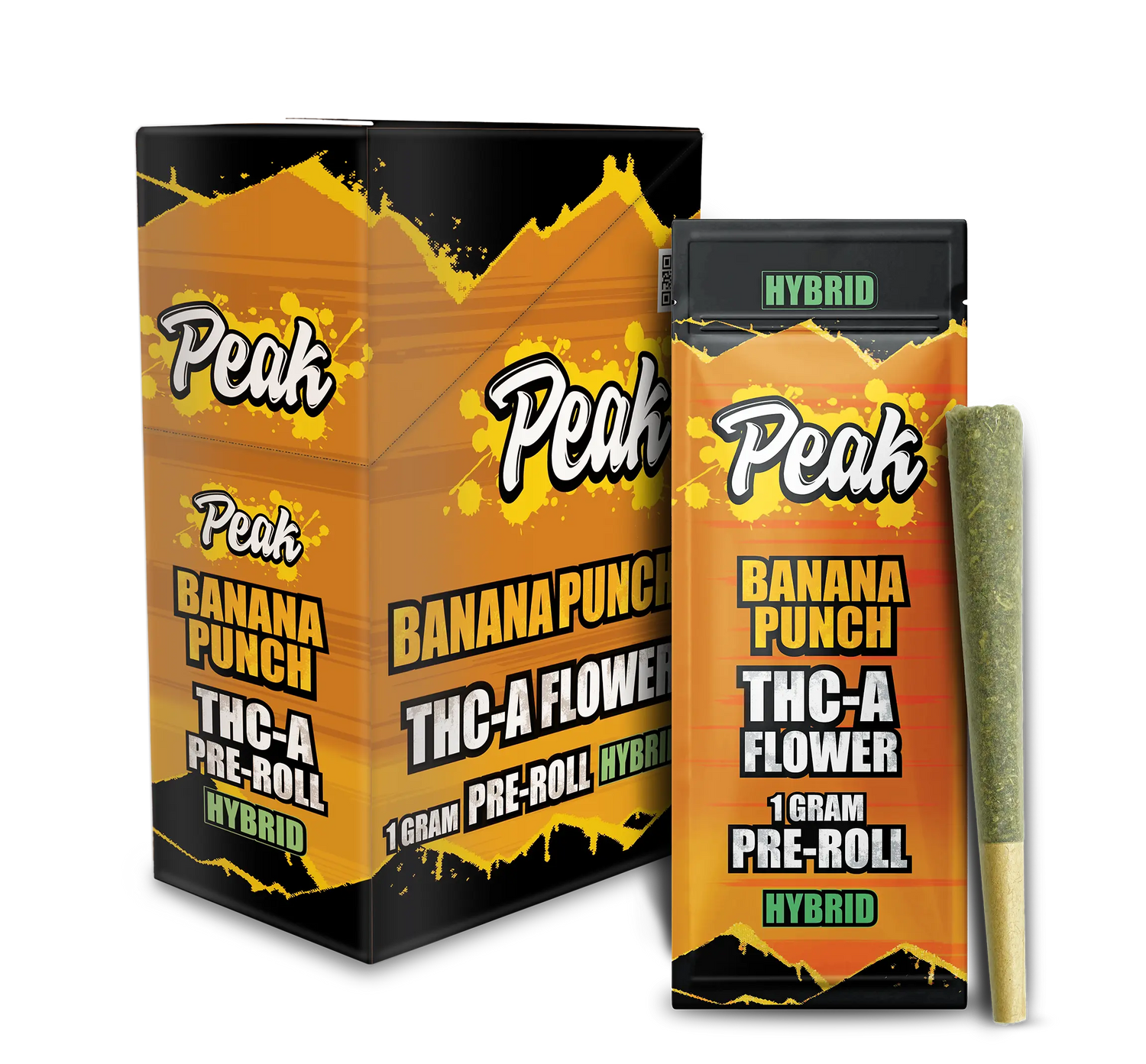 Peak THCA Flower Pre-rolls 1CT x10 Banana Punch