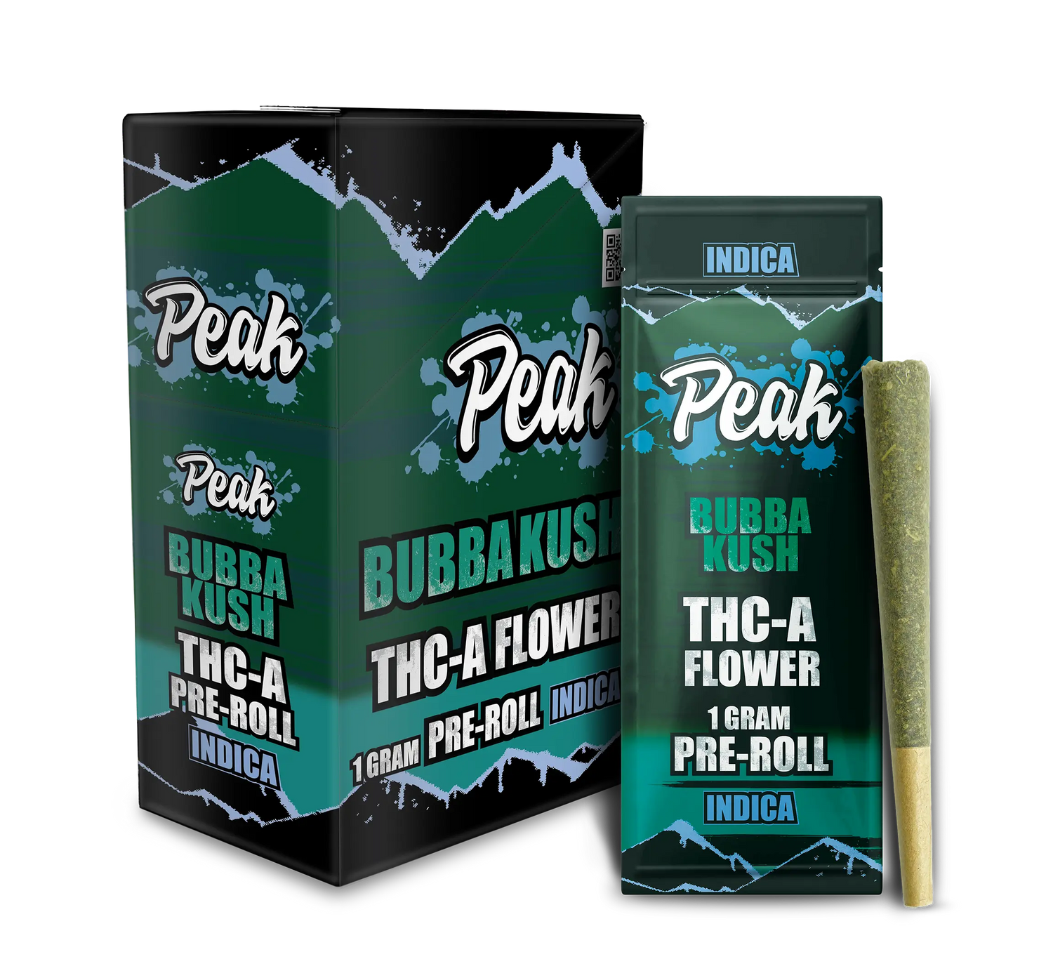 Peak THCA Flower Pre-rolls 1CT x10 Bubba Kush